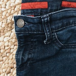 Banana Republic skinny jeans. Dark wash